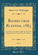 Bayreuther Blätter, 1883, Vol. 6