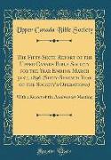 The Fifty-Sixth Report of the Upper Canada Bible Society for the Year Ending March 31st, 1896 (Sixty-Seventh Year of the Society's Operations)