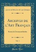 Archives de l'Art Français, Vol. 4