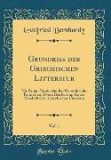 Grundriss der Griechischen Litteratur, Vol. 1