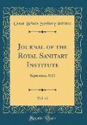 Journal of the Royal Sanitary Institute, Vol. 42