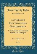 Litteratur Des Teutschen Staatsrechts, Vol. 4