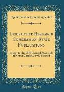 Legislative Research Commission, State Publications