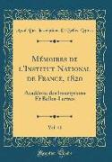 Mémoires de l'Institut National de France, 1820, Vol. 41
