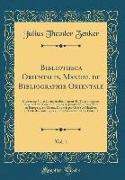 Bibliotheca Orientalis, Manuel de Bibliographie Orientale, Vol. 1