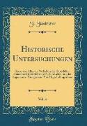 Historische Untersuchungen, Vol. 6