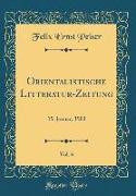 Orientalistische Litteratur-Zeitung, Vol. 6
