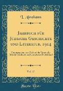 Jahrbuch für Jüdische Geschichte und Literatur, 1914, Vol. 17
