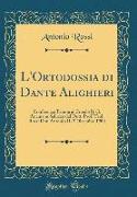 L'Ortodossia di Dante Alighieri