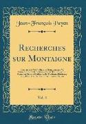 Recherches sur Montaigne, Vol. 4