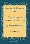 Evaluation of Information Systems