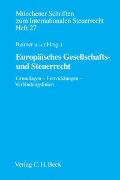 Europäisches Gesellschafts- und Steuerrecht