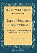 Ueber Goethe's Spinozismus