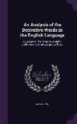 An Analysis of the Derivative Words in the English Language