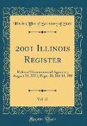 2001 Illinois Register, Vol. 25