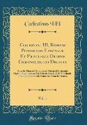 Coelestini III, Romani Pontificis Epistolæ Et Privilegia Ordine Chronologico Digesta, Vol. 1