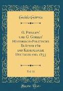 G. Phillips' und G. Görres' Historisch-Politische Blätter für das Katholische Deutschland, 1853, Vol. 32 (Classic Reprint)