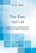 The Emu, 1921-22, Vol. 21