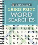 Brain Games - Large Print Word Searches (Teal)