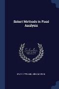 Select Methods in Food Analysis