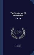 The Rhetorica of Philodemus, Volume 23