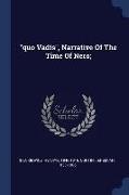 Quo Vadis, Narrative of the Time of Nero