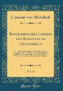 Biographisches Lexikon des Kaiserthums Oesterreich, Vol. 26