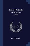 Lorenzo Da Ponte: Poet and Adventurer, Volume 28