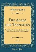 Die Agada der Tannaiten, Vol. 2