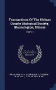Transactions of the McLean County Historical Society, Bloomington, Illinois, Volume 3