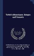 Tottel's Miscellany. Songes and Sonnets