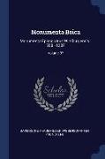 Monumenta Boica: Monumenta Episcopatus Wirziburgensis: 788 - 1287, Volume 37