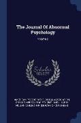 The Journal of Abnormal Psychology, Volume 2