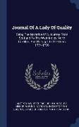 Journal of a Lady of Quality: Being the Narrative of a Journey from Scotland to the West Indies, North Carolina, and Portugal, in the Years 1774-177