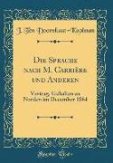 Die Sprache nach M. Carrière und Anderen