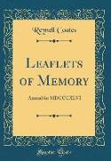 Leaflets of Memory
