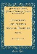 University of Illinois Annual Register