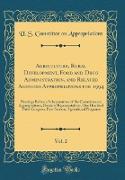Agriculture, Rural Development, Food and Drug Administration, and Related Agencies Appropriations for 1994, Vol. 2
