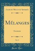 Mélanges, Vol. 8