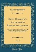 Swen Rinmann's Allgemeines Bergwerkslexikon, Vol. 2