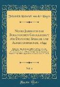 Neues Jahrbuch der Berlinischen Gesellschaft für Deutsche Sprache und Alterthumskunde, 1844, Vol. 6