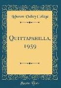 Quittapahilla, 1959 (Classic Reprint)