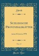 Schlesische Provinzialblätter, Vol. 27