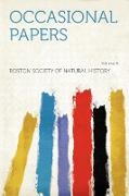 Occasional Papers Volume 6