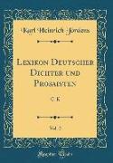 Lexikon Deutscher Dichter und Prosaisten, Vol. 2
