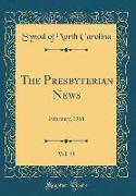 The Presbyterian News, Vol. 33