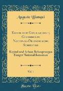 Kritik der Gesellschaft, Gesammelte National-Ökonomische Schriften, Vol. 1