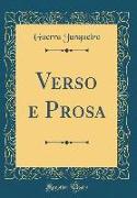 Verso e Prosa (Classic Reprint)