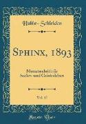 Sphinx, 1893, Vol. 17