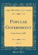 Popular Government, Vol. 70